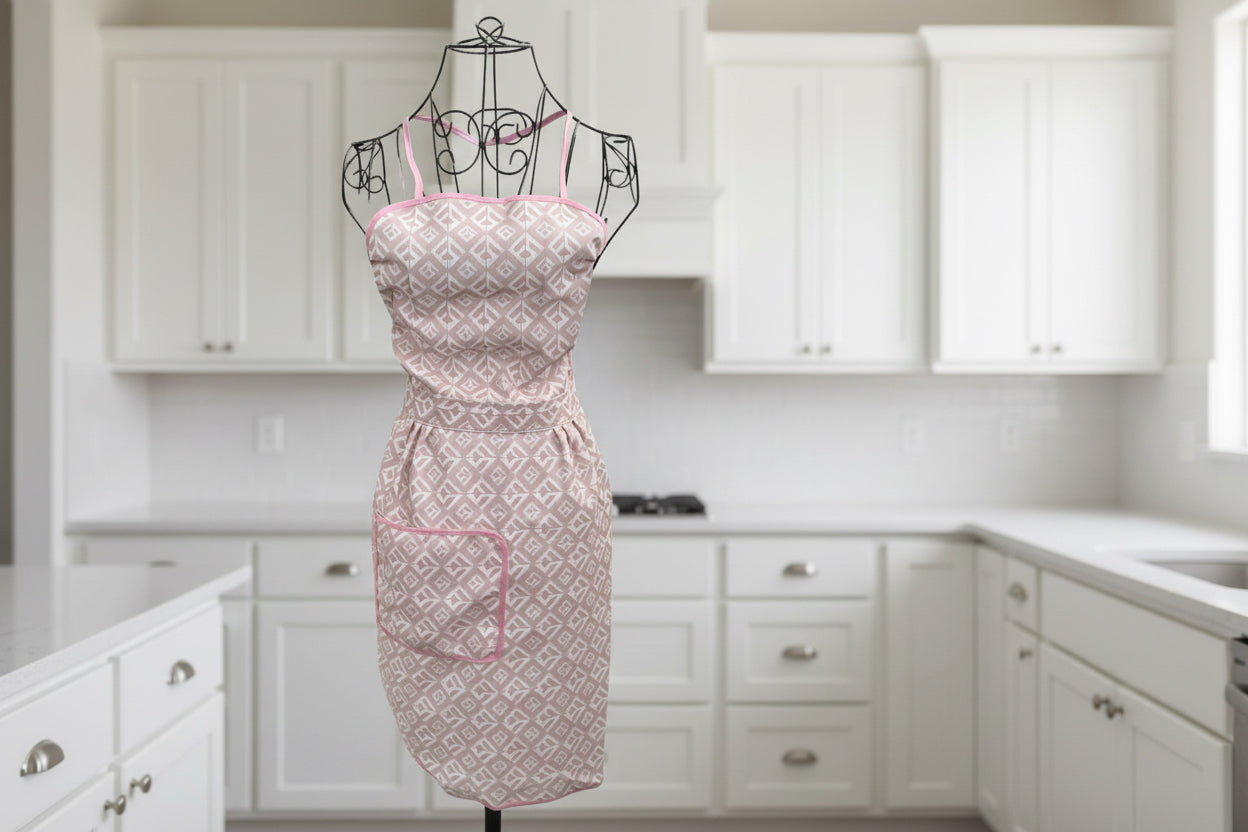 Tablier Mirage Rosée – Douceur et élégance en cuisine