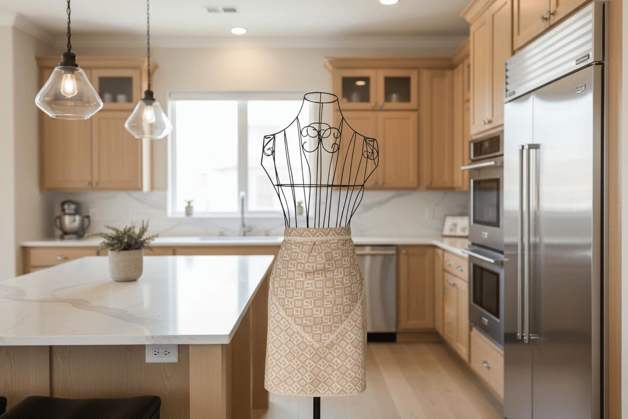 Sublimez vos moments en cuisine avec le tablier Rose du Matin, un tablier luxe alliant confort, style et raffinement pour chefs et passionnés.
