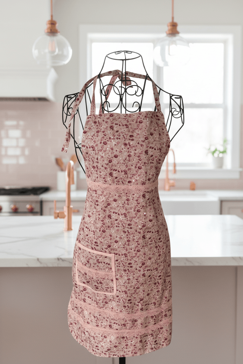 Tablier double-face chic – Confort et élégance pour cuisine raffinée