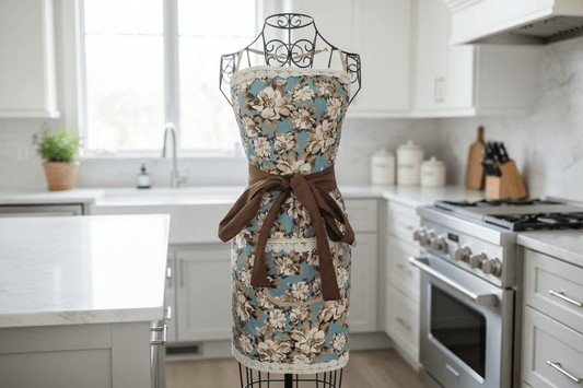 Cuisinez avec style – Tablier luxe Héritage Chromatique, chic et pratique